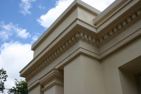 External Fibrocem Dentil Frieze